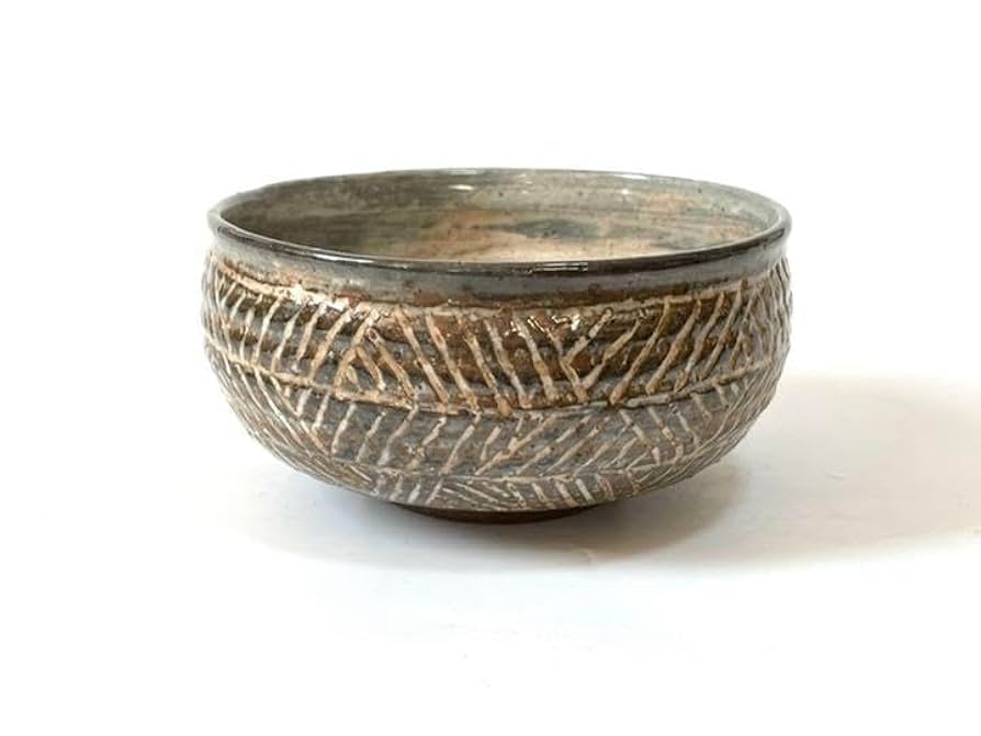 Amazon.co.jp: 作家物 陶芸家 古久屋窯 三島手茶碗 銘あけぼの